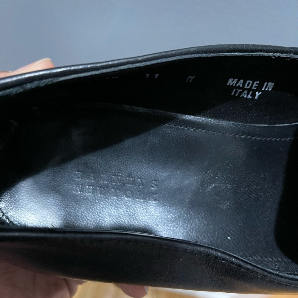 Barney’s New York Slip on Black Sz 11 M - Picture 10 of 11